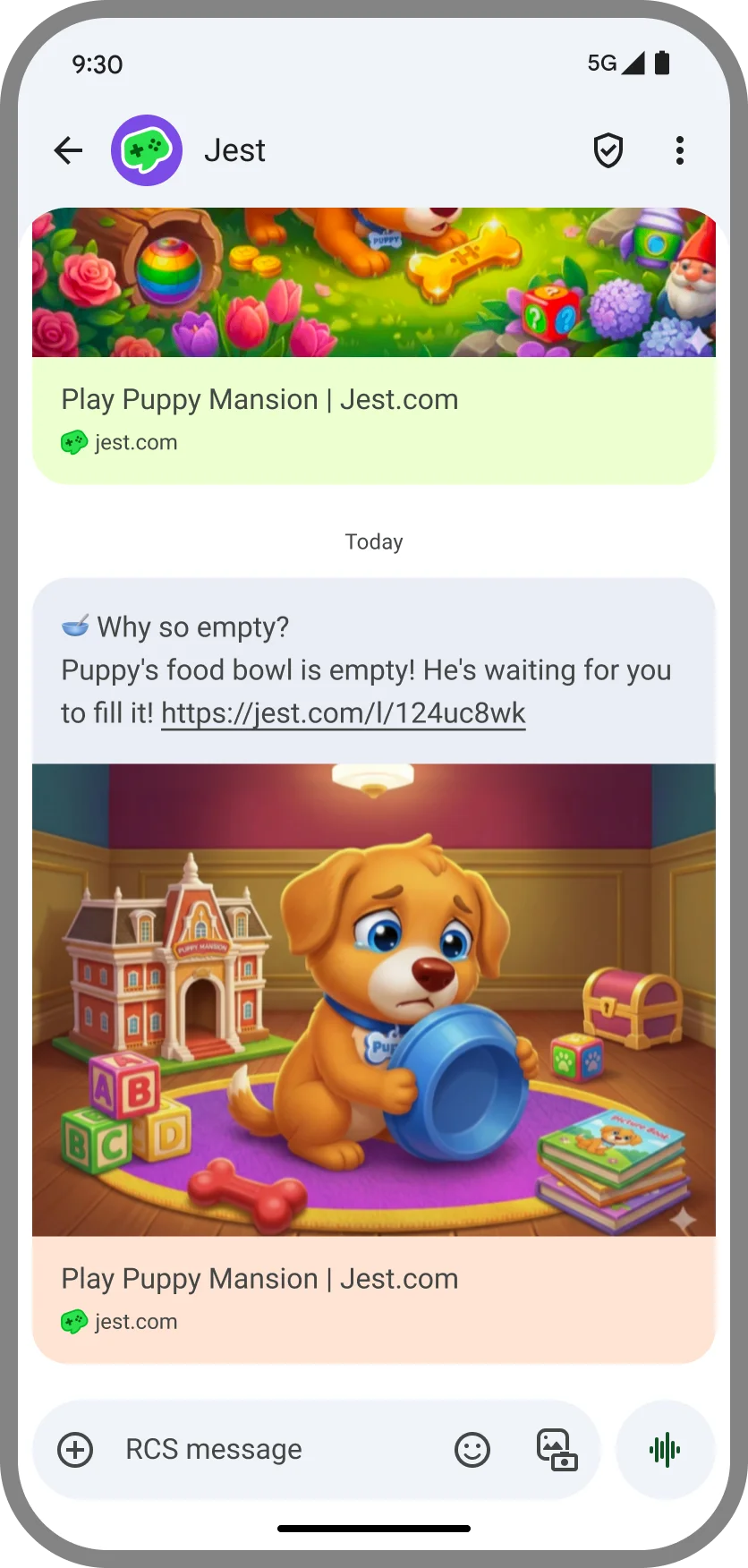 RCS notification